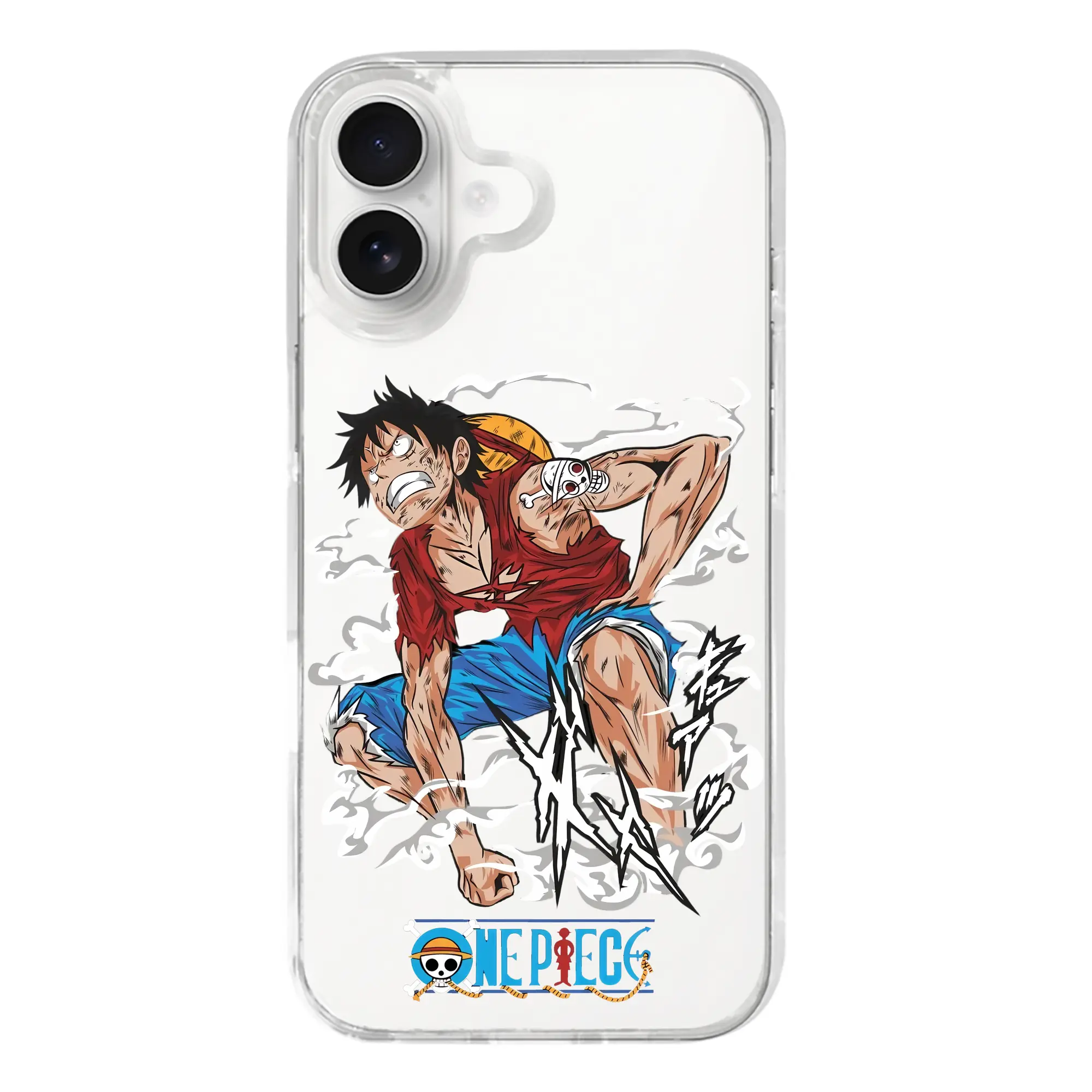 ワンピース グッズ モンキー・D・ルフィ - iPhone 17シリーズ 透明スマホケース – 薄型・耐衝撃・精密フィット保護カバー